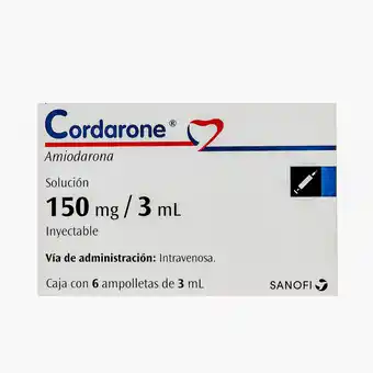 Farmacias YZA Cordarone 150mg 6 amp x 3ml oferta