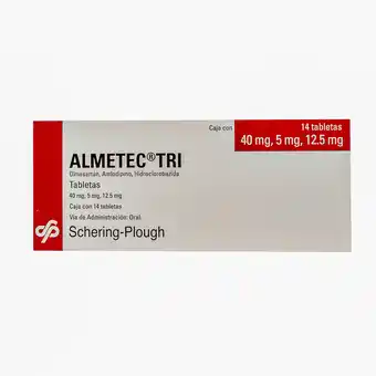 Farmacias YZA Almetec tri 40mg/5mg/12.5mg 14 tabs oferta