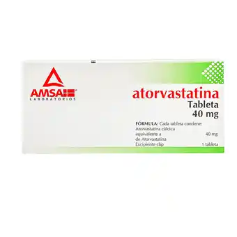 Farmacias YZA Atorvastatina 40mg 10 tabs oferta