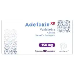 Farmacias YZA Adefaxin xr lp 150mg 20 caps oferta