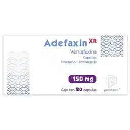 Farmacias YZA Adefaxin xr lp 150mg 20 caps oferta