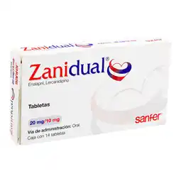 Farmacias YZA Zanidual 20mg/10mg 14 tabs oferta
