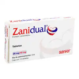 Farmacias YZA Zanidual 20mg/10mg 14 tabs oferta