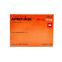 Farmacias YZA Aprovasc 300mg/10mg 28 tabs oferta