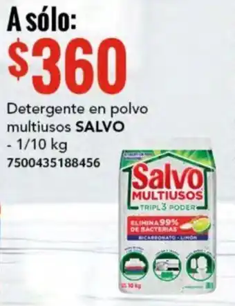 City Club Detergente en polvo multiusos SALVO Salvo 1/9 L oferta