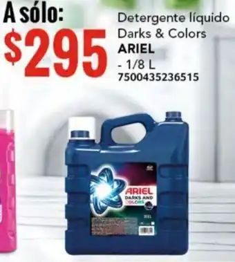 City Club Detergente líquido Darks & Colors ARIEL 1/8L oferta