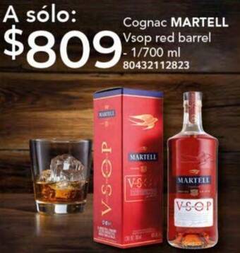 City Club Cognac MARTELL Vsop red barrel 1/700 ml oferta