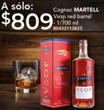 City Club Cognac MARTELL Vsop red barrel 1/700 ml oferta