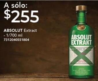 City Club ABSOLUT Extract 1/700 ml oferta