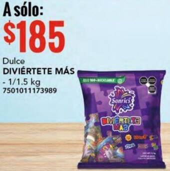 City Club Dulce DIVIÉRTETE MÁS 1/1.5kg oferta
