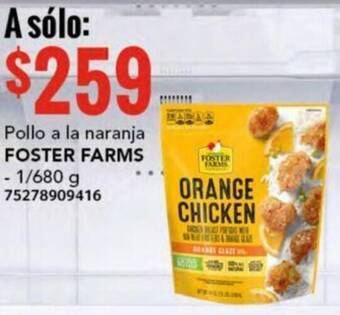 City Club FOSTER FARMS Pollo a la naranja 1/680g oferta