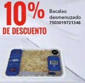 City Club Bacalao desmenuzado oferta