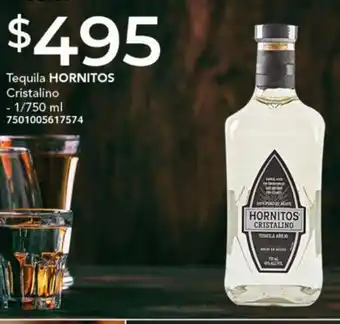 Tequila HORNITOS Cristalino 1/750ml