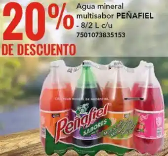 City Club PEÑAFIEL Agua mineral multisabor-8/2L oferta