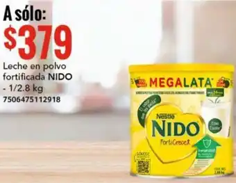 City Club NIDO Leche en polvo fortificada 1/2.8kg oferta