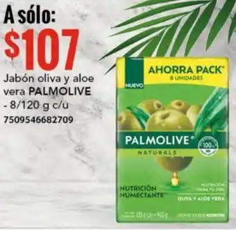 City Club PALMOLIVE Jabón oliva y aloe vera 8/120g oferta