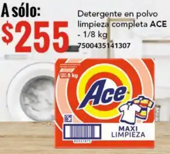 City Club ACE Detergente en polvo limpieza completa 1/8kg oferta