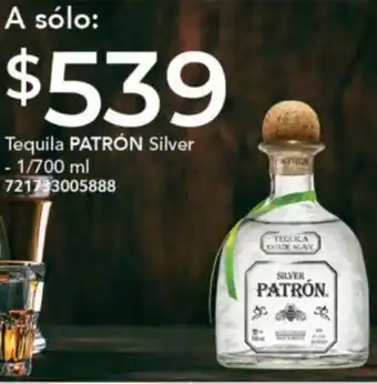 Tequila PATRÓN Silver 1/700ml