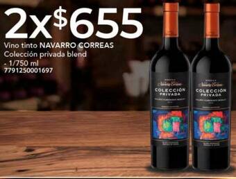 City Club Vino tinto NAVARRO CORREAS Colección privada blend 1/750ml oferta