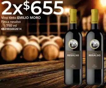 City Club EMILIO MORO Vino tinto Finca resalso 1/750ml oferta