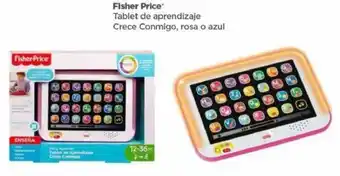 Bodega Aurrerá Fisher Price Tablet de aprendizaje Crece Conmigo, rosa o azul oferta