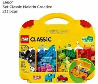 Bodega Aurrerá Lego Set Classic Maletín Creativo 213 pzas oferta