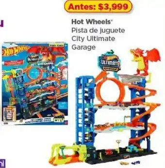 Hot Wheels Pista de juguete City Ultimate Garage