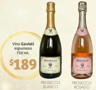 Soriana Híper Vino Gavioli espumoso 750ml oferta