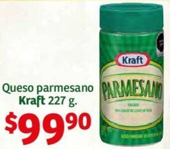 Soriana Híper Queso parmesano Kraft 227g oferta