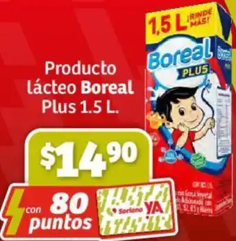 Soriana Híper Producto Lácteo Boreal Plus 1.5L oferta