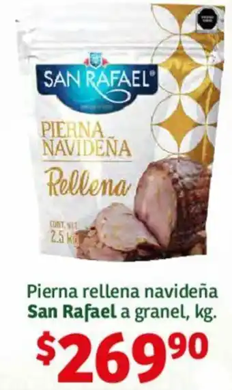 Soriana Híper Pierna rellena navideña San Rafael a granel kg oferta