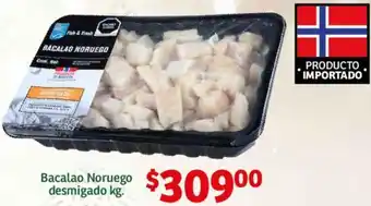 Bacalao Noruego desmigado kg