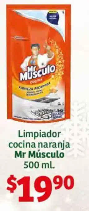 Soriana Híper Limpiador cocina naranja Mr Músculo 500ml oferta