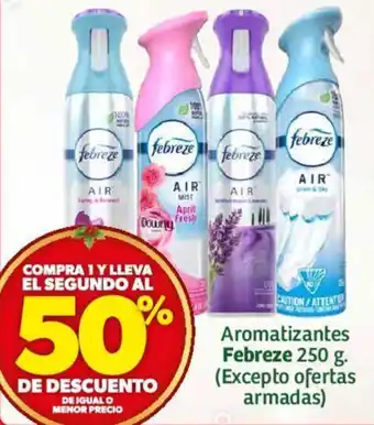 Soriana Híper Aromatizantes Febreze 250g oferta