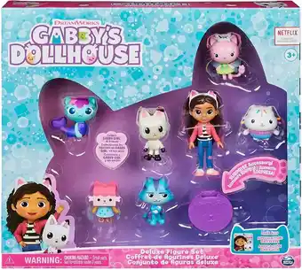 Mercado Libre Set x7 figuras la casa de muñecas de gabby con accesorio oferta