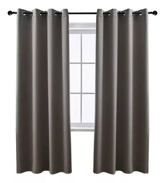 Mercado Libre Cortina blackout para ventana 132x214cm, 2pzs oferta