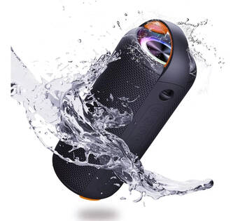 Mercado Libre Bocina bluetooth portátil bocina impermeable con rgb luces oferta