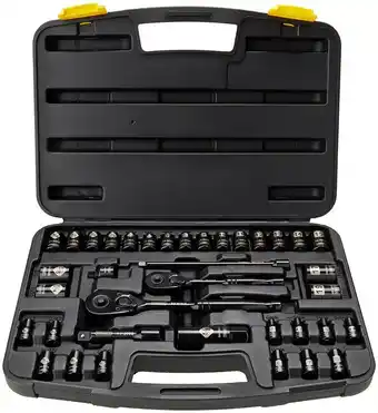 Mercado Libre Autocle 3/8-1/4 con 37 pzas cromo negro 87-320 stanley oferta
