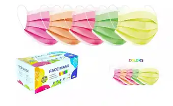 Mercado Libre 100 cubrebocas colores negros tricapa termosellado plisado oferta