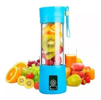 Mercado Libre Mini licuadora portátil usb recargable 380ml juice blender oferta