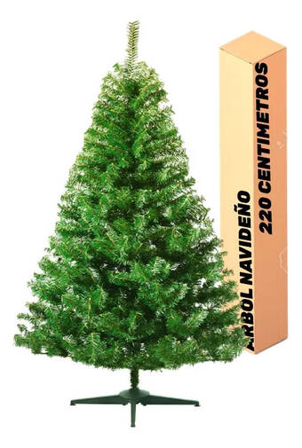 Mercado Libre Árbol pino navideño artificial de 2.20 mts oferta