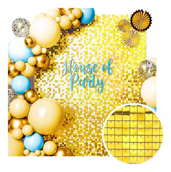 Mercado Libre 30pz panel decorativo shimmer muro fiesta lentejuela 30x30cm oferta