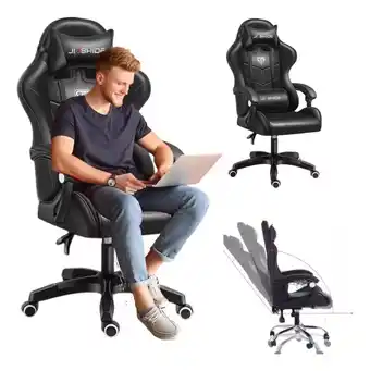 Mercado Libre Silla gamer ergonómica reclinable adjustable giro 360° oferta