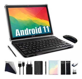 Mercado Libre Tablet android hd 64gb+4gb memoria ram teclado bluetooth pad oferta