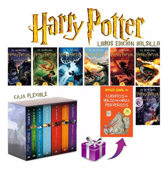 Mercado Libre Saga harry potter 7 libros + regalo sorpresa oferta