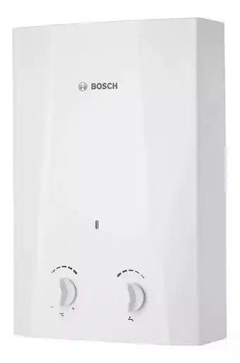 Calentador de agua a gas glp bosch eco therm 1200 6l blanco
