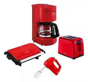 Paquete combo tfal rojo deluxe 4 productos envio full gratis