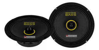 Mercado Libre Par de medios 6.5 tipo open show reactive bass 300 watts oferta