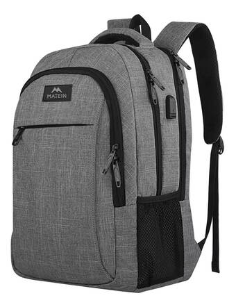 Mercado Libre Mochila para laptop de 15.6 pulgadas, mochila de viaje para laptop, con puerto carga usb, ideal para negocios, mejor mochila  oferta