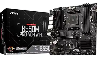 Board msi b550m pro-vdh wifi amd am4 ddr4 pro series